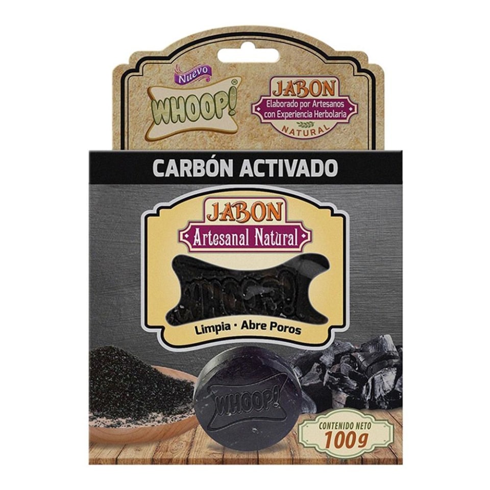 Jabón Artesanal Whoop Carbón Activado 100 G Walmart En Línea 3468