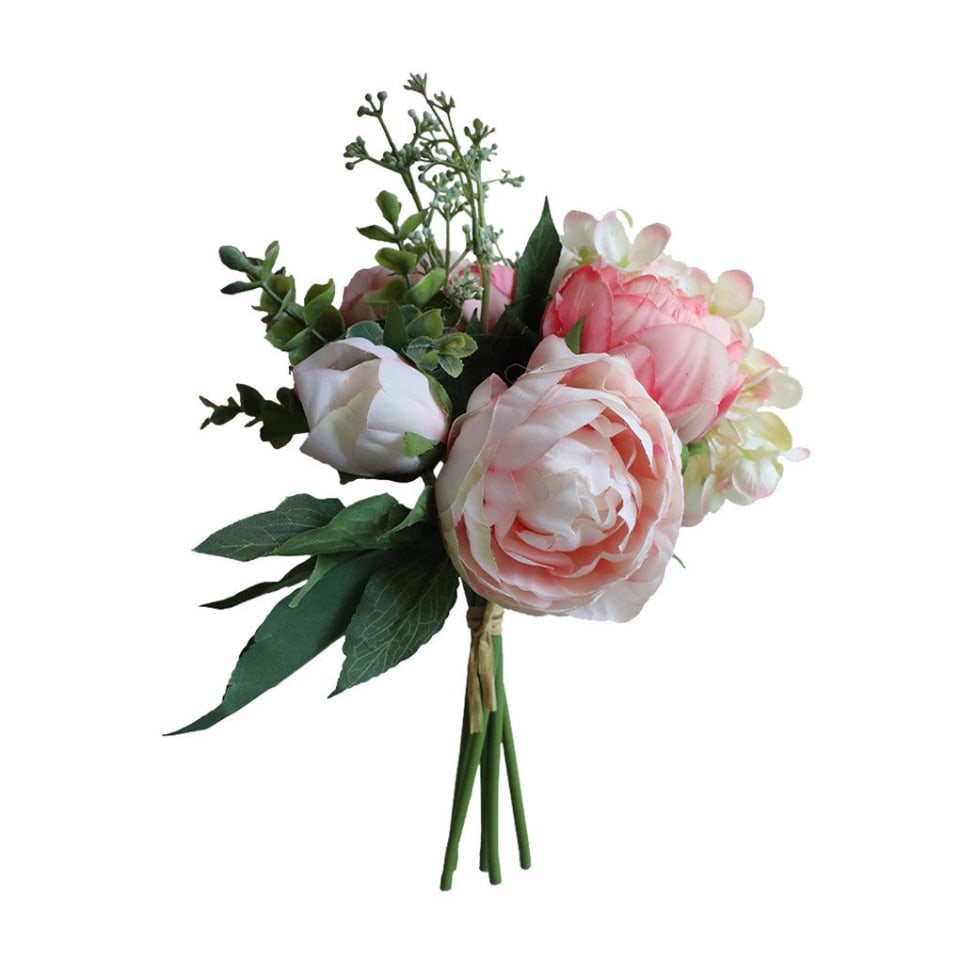 Ramo de flores de peonía artificial decoración floral de boda centro de  mesa de oficina en casa f Inevent HA7160-02B | Bodega Aurrera en línea