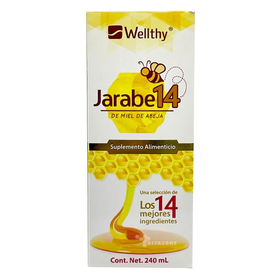 Jarabe De Miel De Abeja 240 Ml Wellthy Jarabe 14 Wellthy Welljarabe14 Walmart En Línea 8084