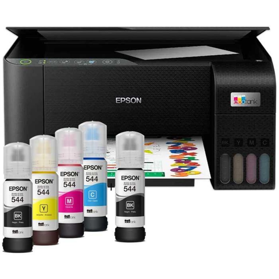 Impresora Multifuncional Epson L3250 Ecotank Tinta Continua 5 Tintas T544 Epson L3250 Ecotank 2450