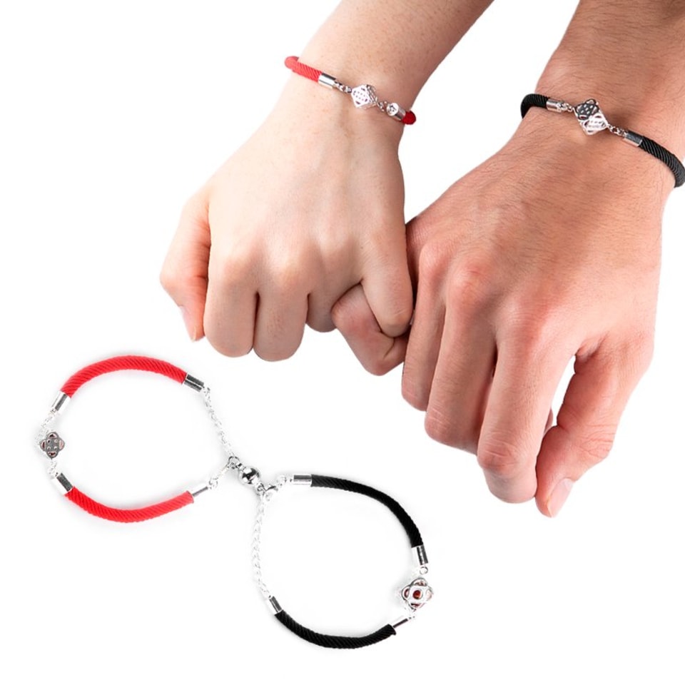 Pulseras Para Parejas Tu Y Yo Amor Compromiso Con Imán Dados Cracken