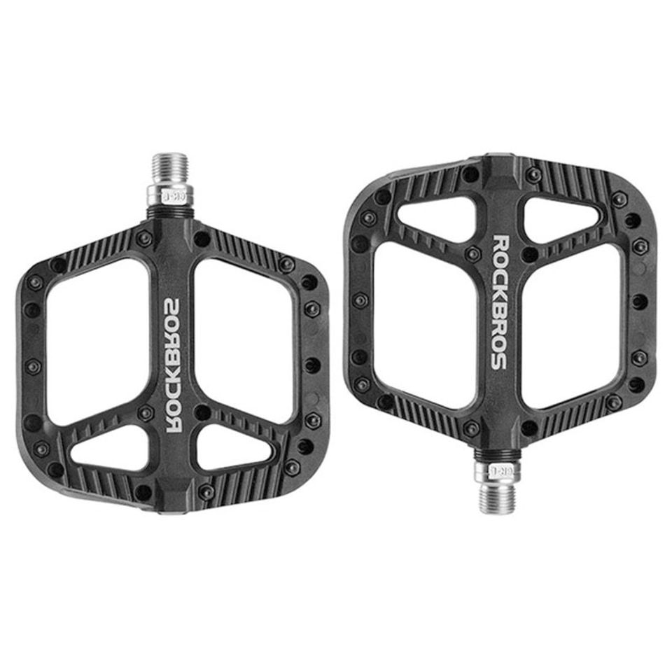 Pedales De Plataforma Amplia Para Bicicleta De Montaña Y Ruta De Acero  Molibdeno Rockbros Plataforma amplia | Walmart en línea