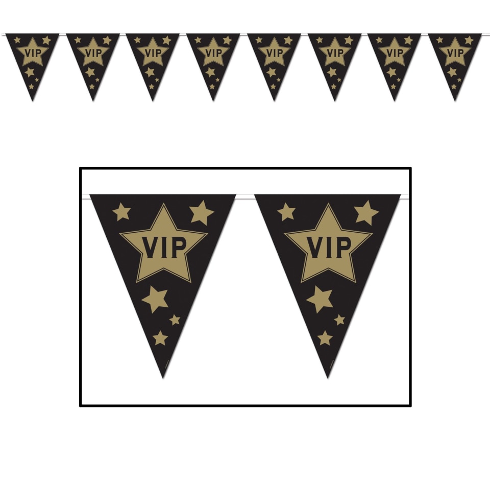 Banderín VIP (paquete de 12) The Beistle Company 57513 Walmart en línea
