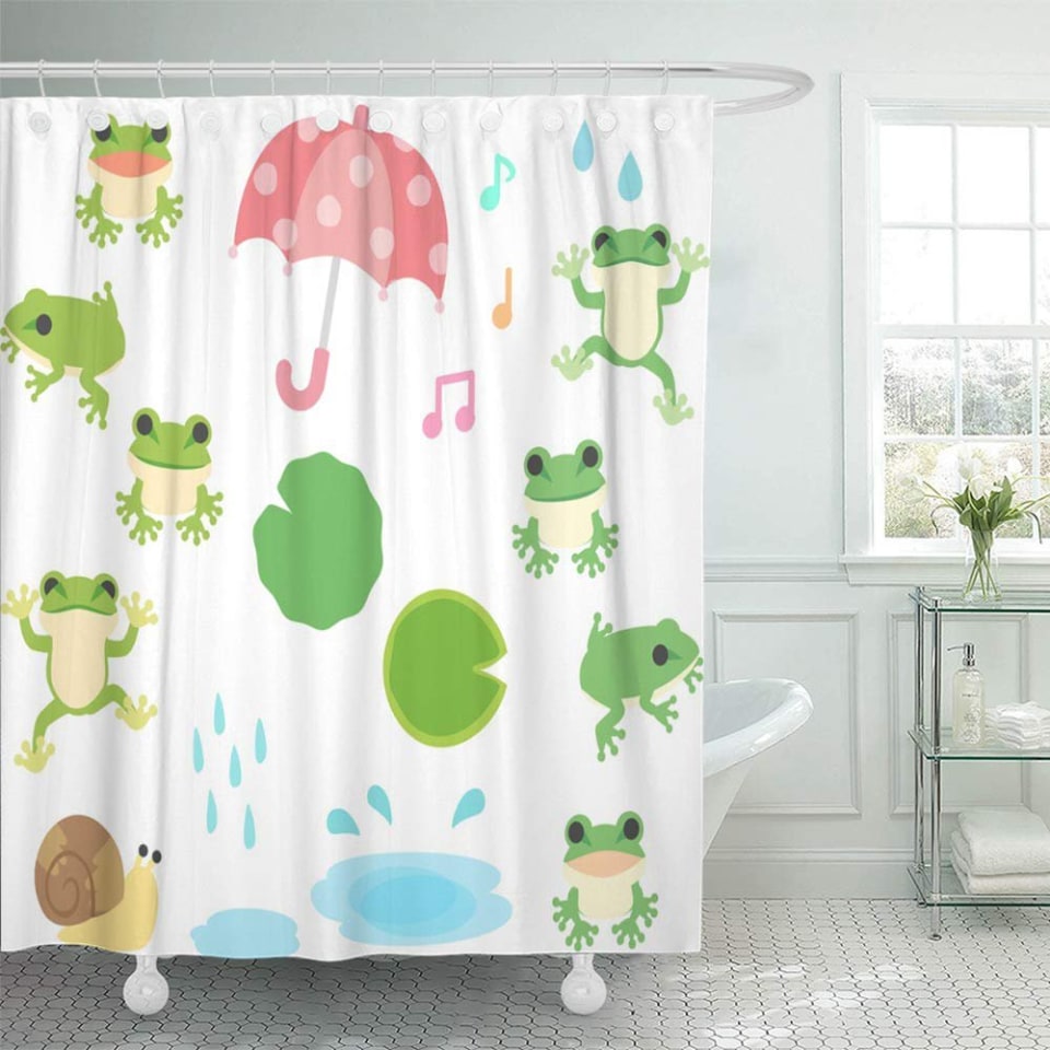ABPHQTO Coloridas ranas del lago y sapo verde de lluvia dibujos animados de animales lindas hojas sa ABPHQTO PKNMT60x72Shower-4816 | Walmart en línea ABPHQTO Coloridas ranas del lago y sapo verde de lluvia dibujos animados de animales lindas hojas sa ABPHQTO PKNMT60x72Shower-4816 | Walmart en línea