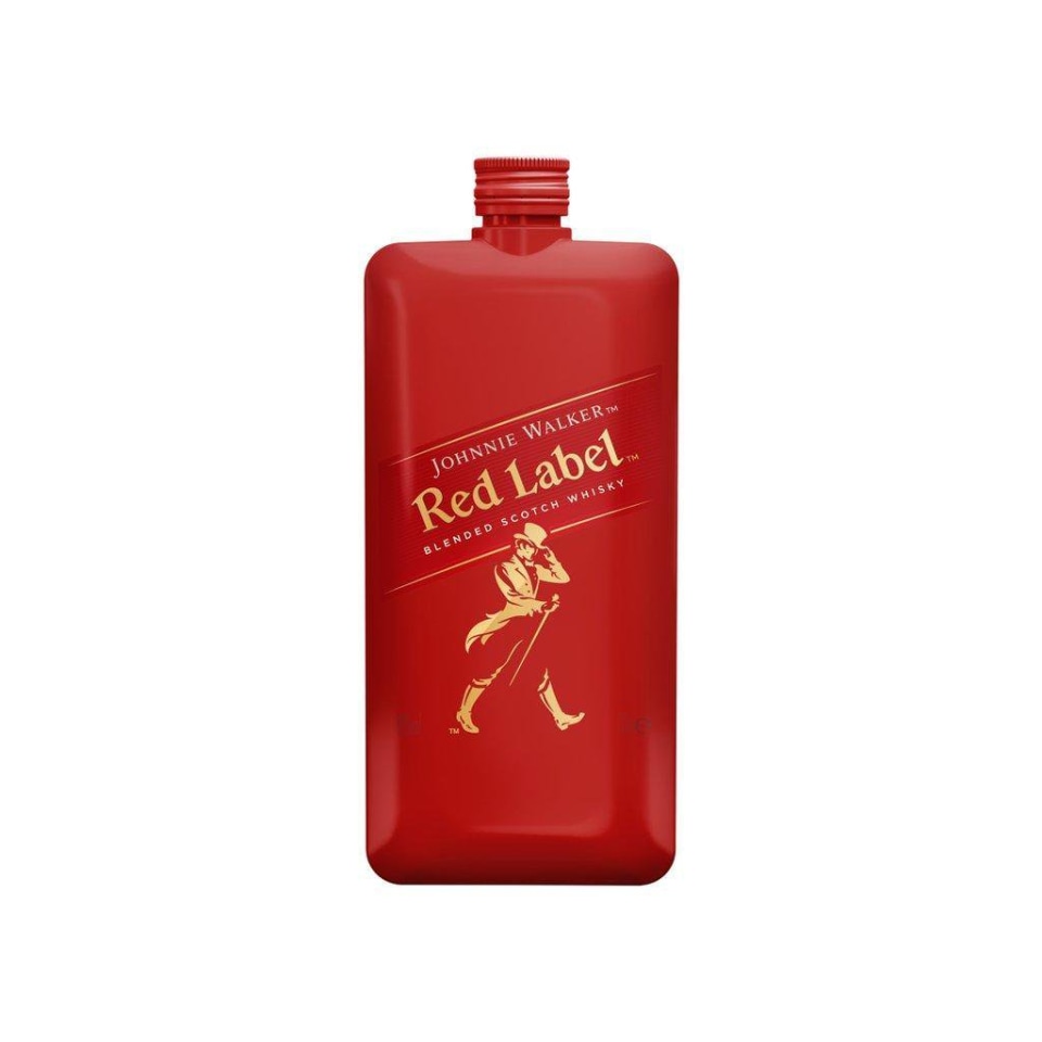 Pack de 2 Whisky Johnnie Walker Blend Red Label Pocket Scotch ...