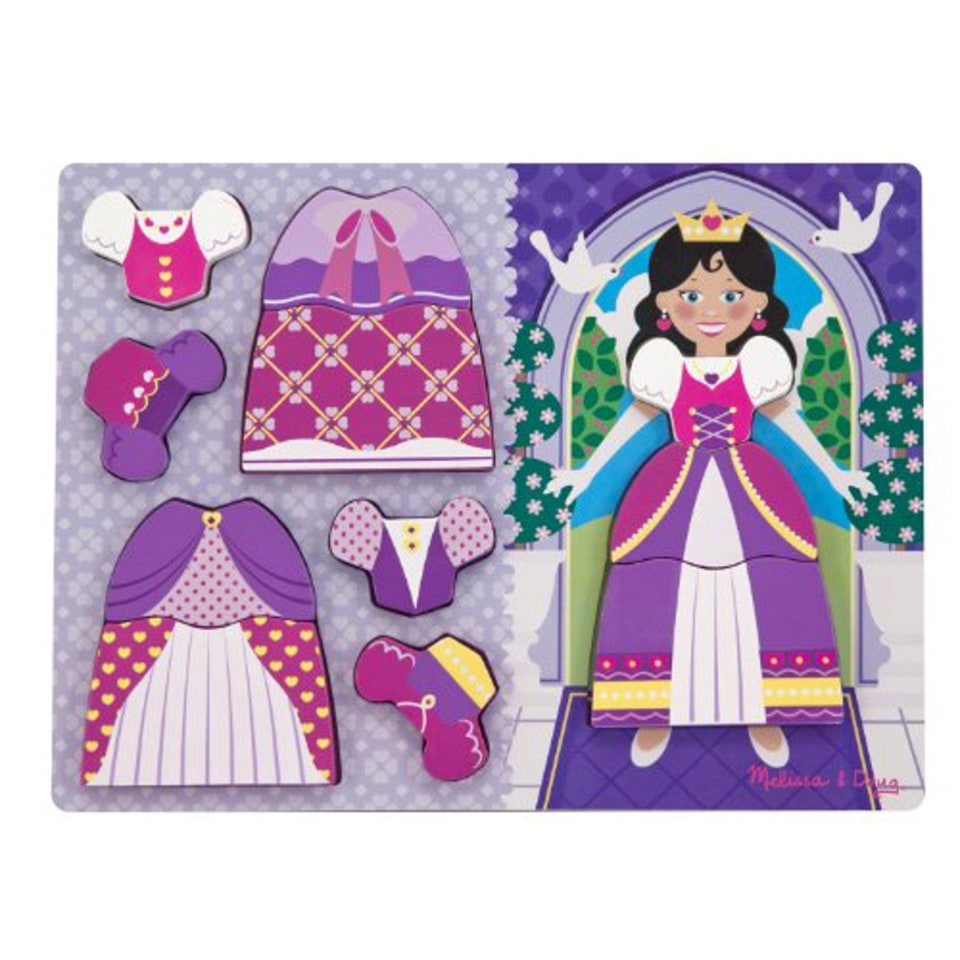 Rompecabezas grueso de madera para vestir princesas de Melissa & Doug (11 piezas) Melissa & Doug 0000772090216 | Walmart en línea Rompecabezas grueso de madera para vestir princesas de Melissa & Doug (11 piezas) Melissa & Doug 0000772090216 | Walmart en línea