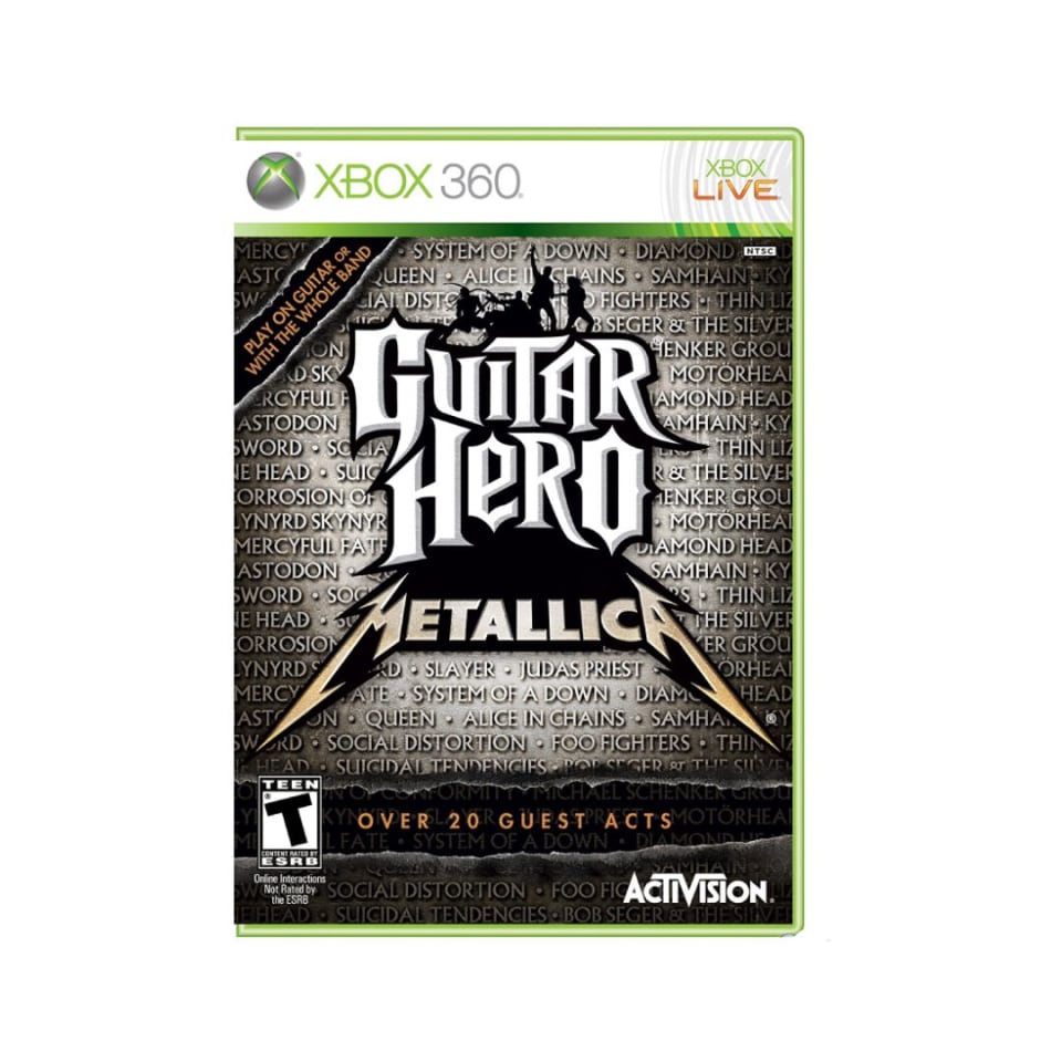 Videojuego Guitar Hero Metallica Xbox 360 Reacondicionado Grado A Xbox Xbox 360 Walmart