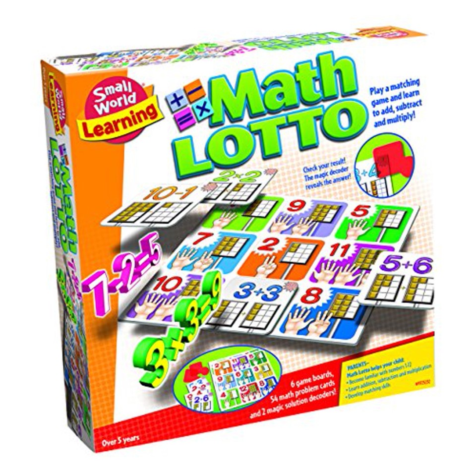 Small World Toys Learning Math Lotto Matching Game Small World Toys