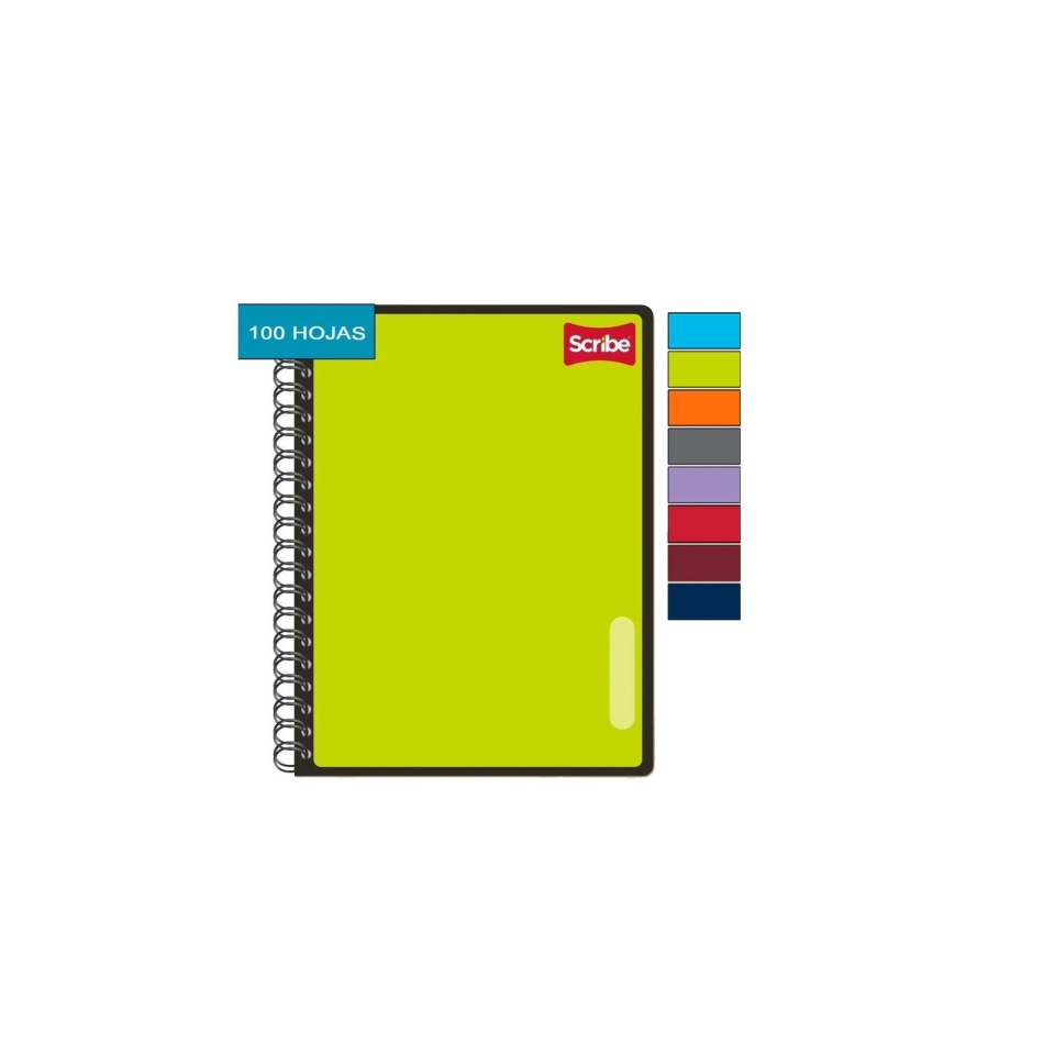 Caja De Cuaderno Profesional Doble Espiral Serie 3 Raya Profesional De 100 Hojas Serie 3 Serie 3 7172