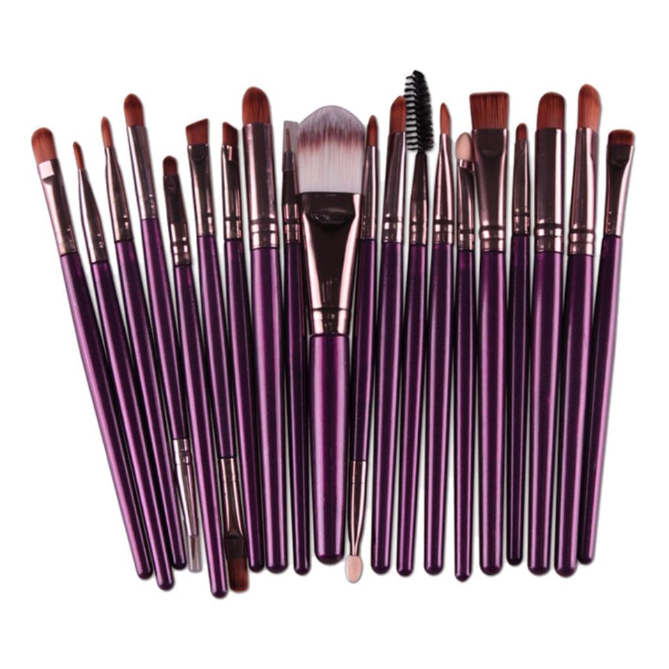 20 Unids / Set Juego de Brochas de Maquilje Suave para Fundación Blush Concealer - Café morado Sunnimix pinceles de maquillaje profesional | Walmart en línea 20 Unids / Set Juego de Brochas de Maquilje Suave para Fundación Blush Concealer - Café morado Sunnimix pinceles de maquillaje profesional | Walmart en línea