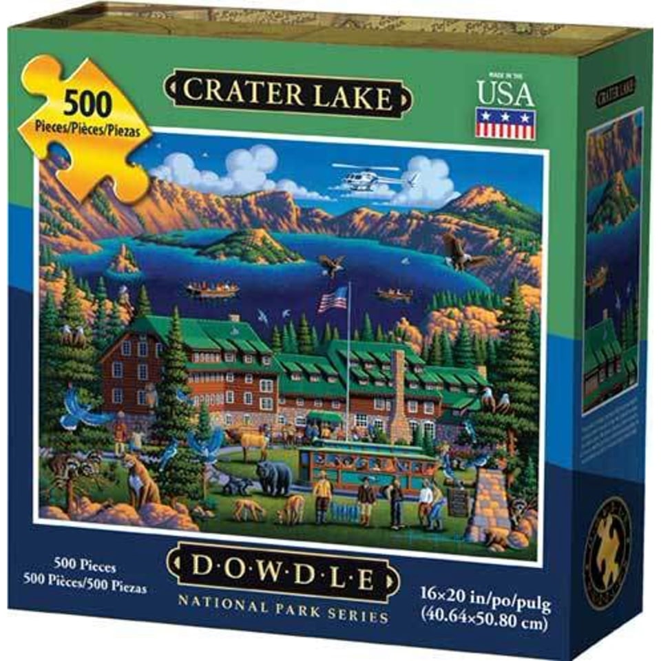 Dowdle Jigsaw Puzzle Crater Lake National Park 500 Piezas Dowdle 0671095003469 Walmart En Linea