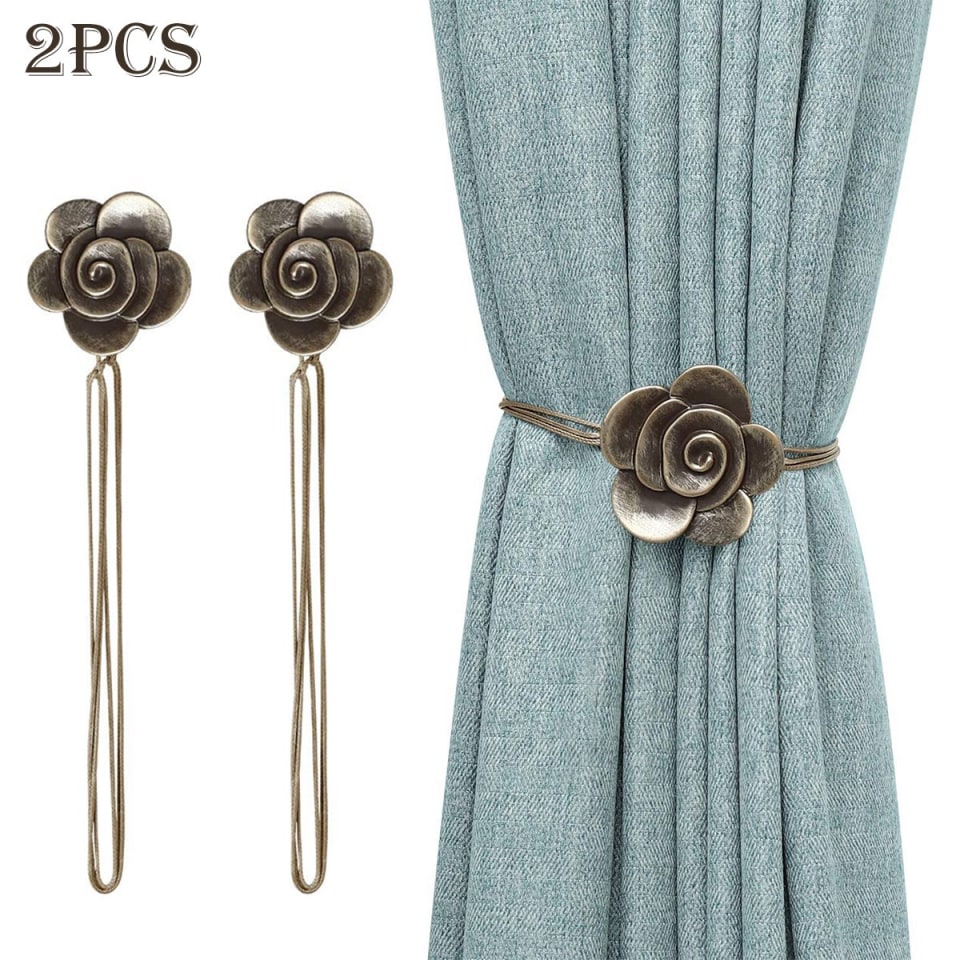 Accesorios De Decoración De Cortinas 2 Corbatas Para Cortinas Magnéticas Corbatas De Flores De Res Muyoka Hogar | Walmart en línea Accesorios De Decoración De Cortinas 2 Corbatas Para Cortinas Magnéticas Corbatas De Flores De Res Muyoka Hogar | Walmart en línea