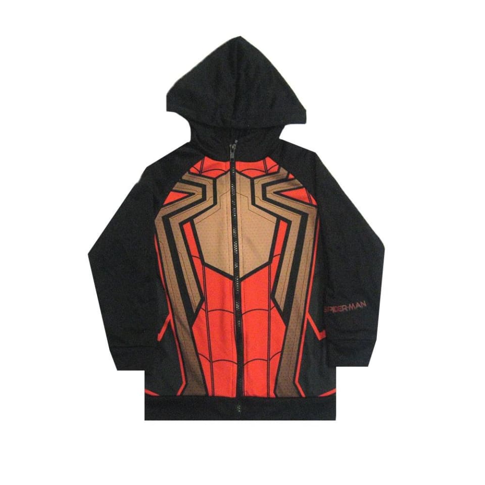 Sudadera Movis Talla 4 Spiderman Negro/Rojo | Bodega Aurrera en línea