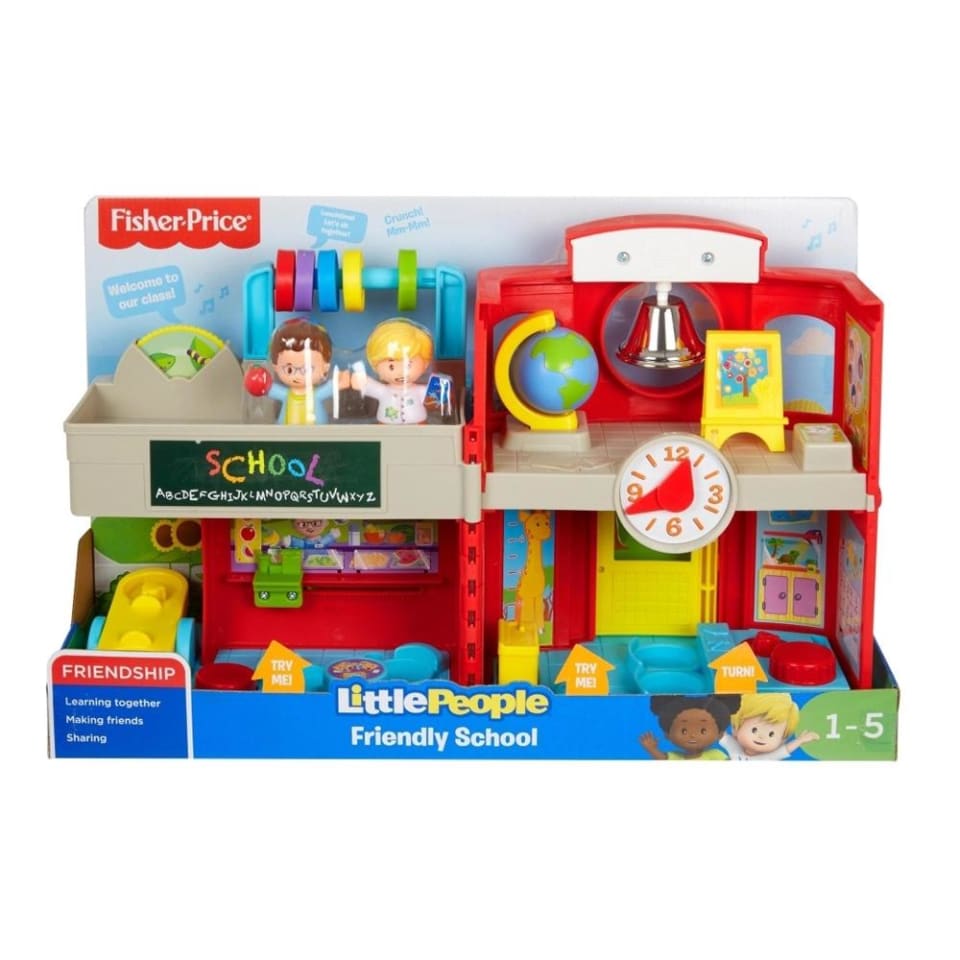 Set De Juego Fisher Price Little People Escuelita De Los Amigos Walmart En Linea