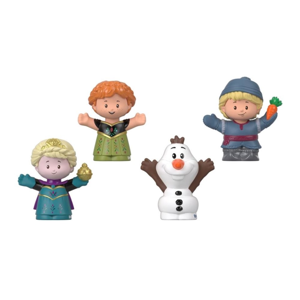 Set De Figuras Fisher Price Little People Elsa Y Amigos Frozen 4 Piezas Walmart En Linea