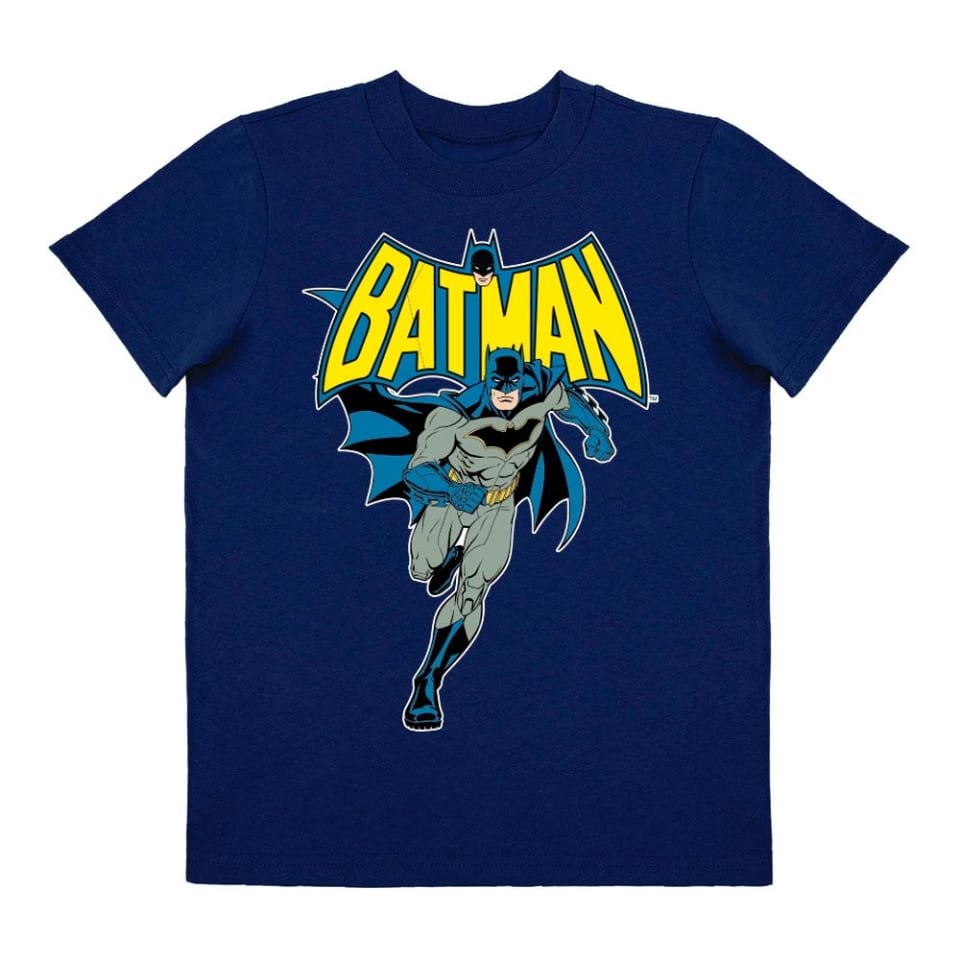 Playera Para Niño Warner Bros Batman Cuello Redondo Manga Corta Talla 8  Azul Marino | Bodega Aurrera en línea