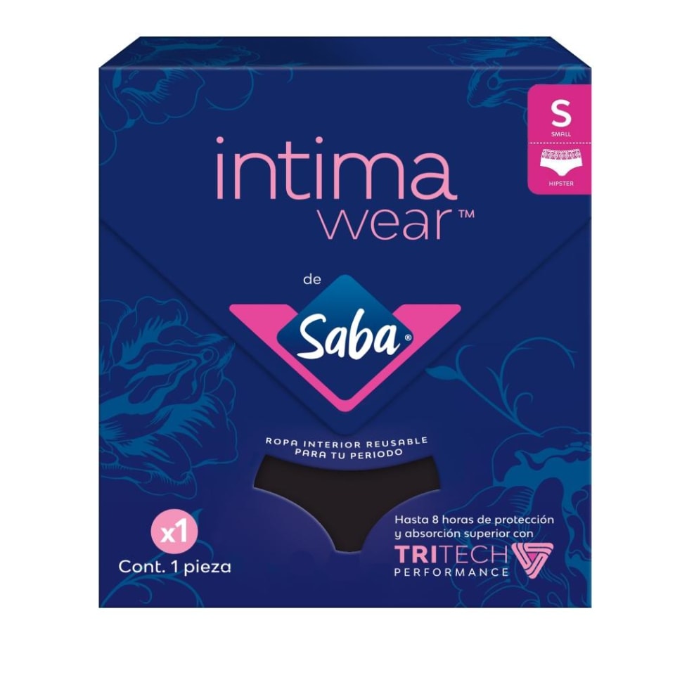 Ropa Interior Hipster para Menstruación Saba Intima Wear Color Negro Talla  Chica | Walmart en línea