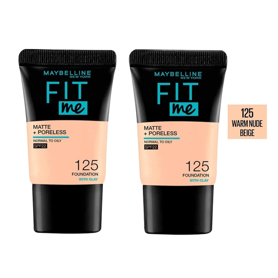 Base Maquillaje Fit Me 125 NudeB Maybelline 2 Pack | Bodega Aurrera en línea