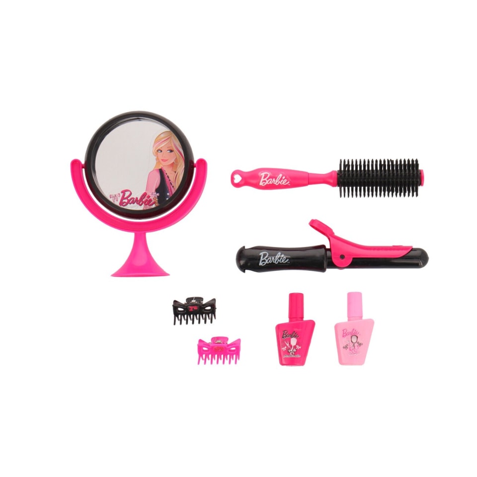 Barbie Maquillaje Make Up Set con Cepllio espejo + 8 accesorios H131 Mattel 6 a 12 años arbrex Barbie belleza | Bodega Aurrera en línea Barbie Maquillaje Make Up Set con Cepllio espejo + 8 accesorios H131 Mattel 6 a 12 años arbrex Barbie belleza | Bodega Aurrera en línea