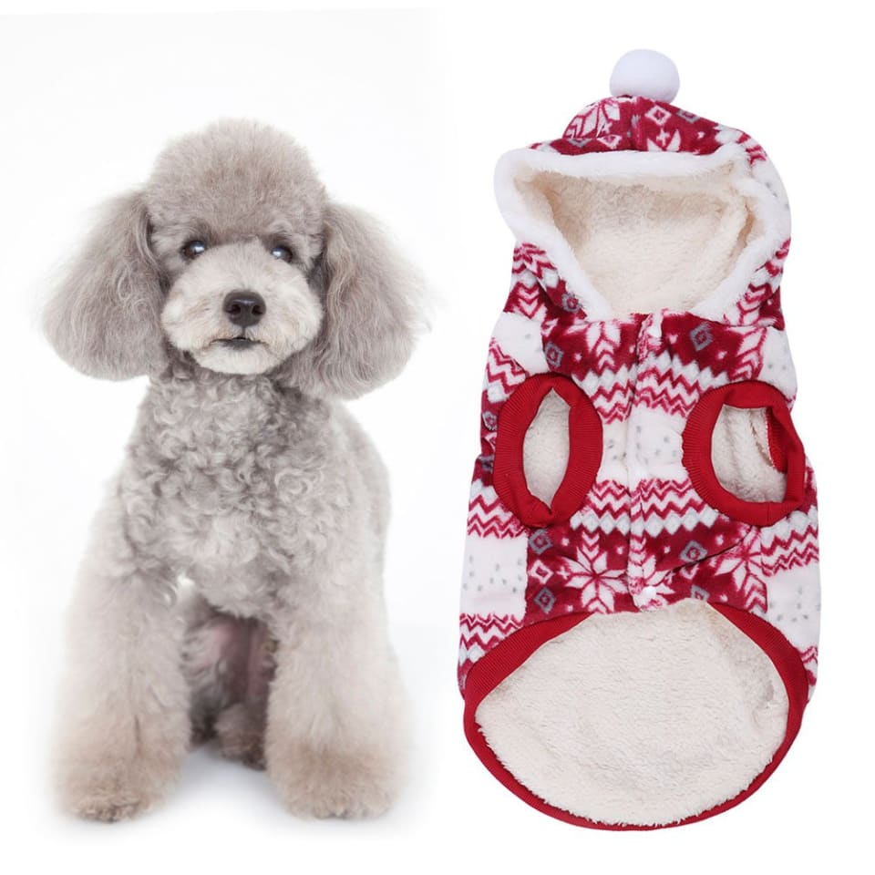 Ropa Para Perros Diseño De Botones Cómodo Vestido De Invierno Para Perros Algodón Para Pe EOTVIA No | Bodega Aurrera en línea