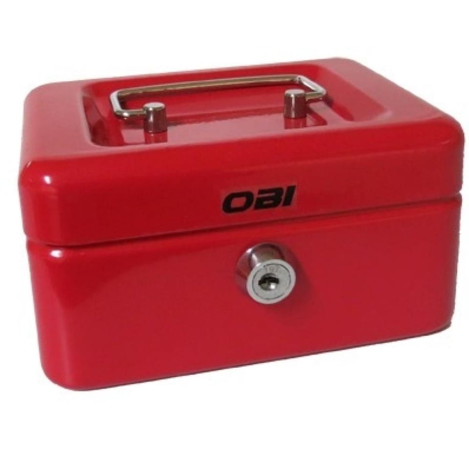 Caja De Dinero Sencilla Cm Color Rojo O Azul Para Monedas Obi Walmart En Linea