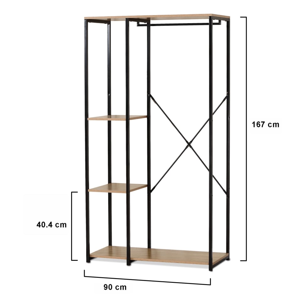 Perchero Metálico Closet Armable Mueble Para Ropa Rack Magma Life ML13PER |  Bodega Aurrera en línea