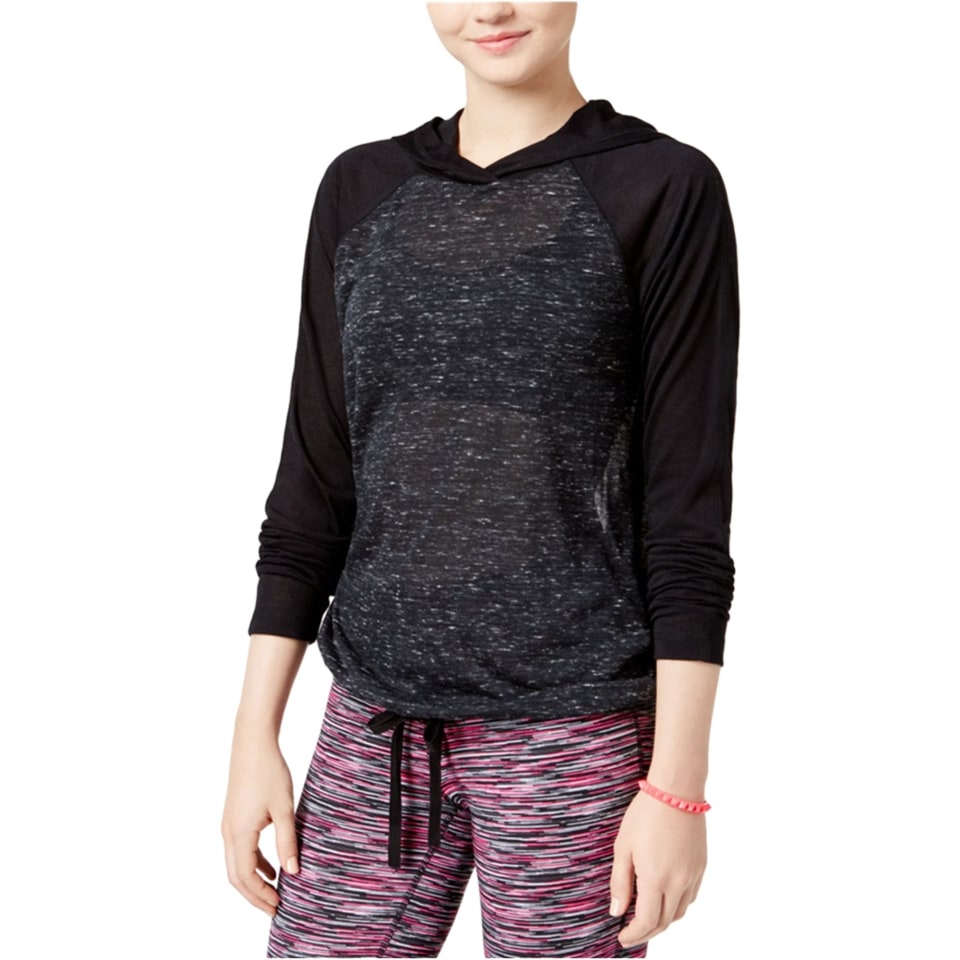 Material Girl Sudadera con capucha para mujer Active Cut-Out negro pequeño Material  Girl Sudadera | Bodega Aurrera en línea