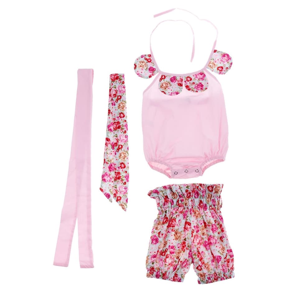 Camiseta con Pantalones de Recién Nacido Trajes de Baño de Niños Ropa de  Bebés Diario Floral Rosado Sunnimix Conjunto infantil del mameluco de las  muchachas | Bodega Aurrera en línea