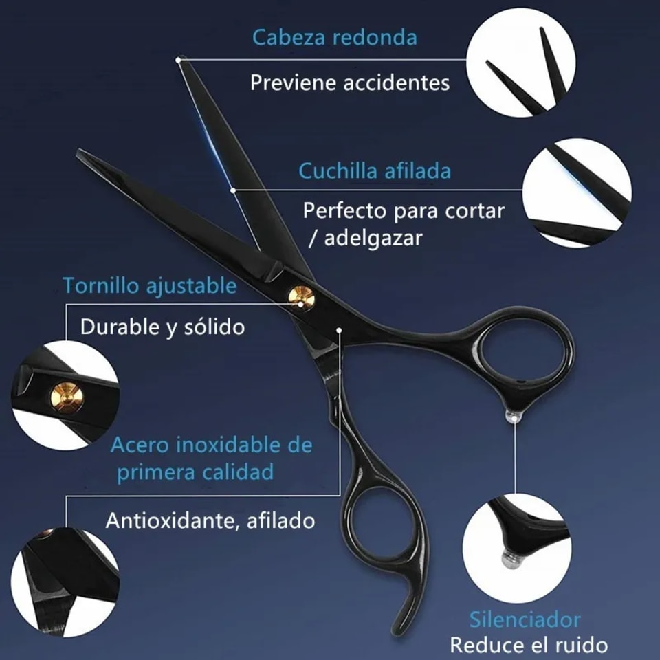 Tijeras De Peluquería Conjunto Profesional Para El Cabello Malubero Malu1340 | Walmart en línea Tijeras De Peluquería Conjunto Profesional Para El Cabello Malubero Malu1340 | Walmart en línea