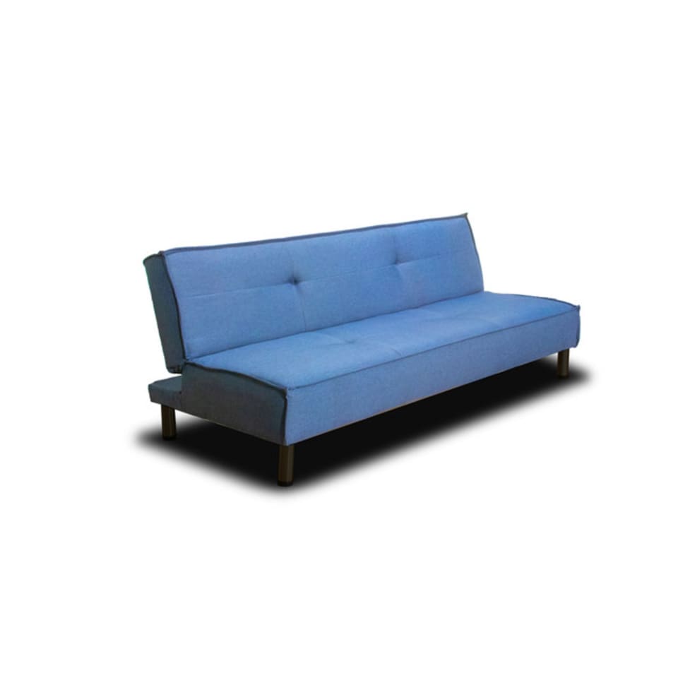 Sofa Cama TOMM 3 posiciones individual azul denim M & E MUEBLES Tomm azul  denim | Bodega Aurrera en línea