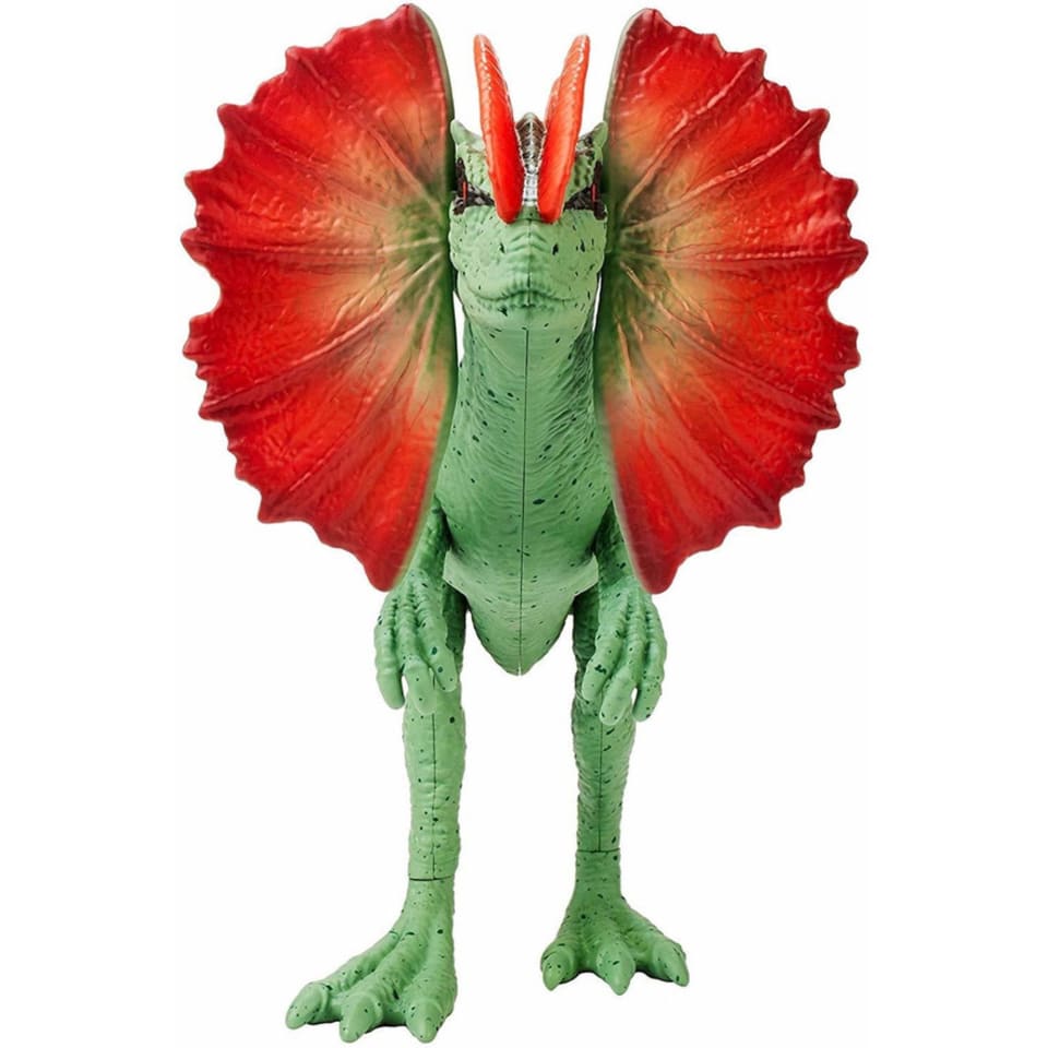 dilophosaurus jurassic world juguete