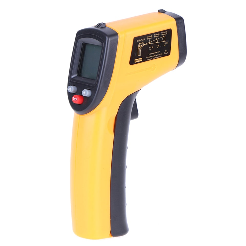 Termómetro infrarrojo digital Láser Pistola de temperatura industrial  Carevas NO para humanos -50-380°C | Bodega Aurrera en línea