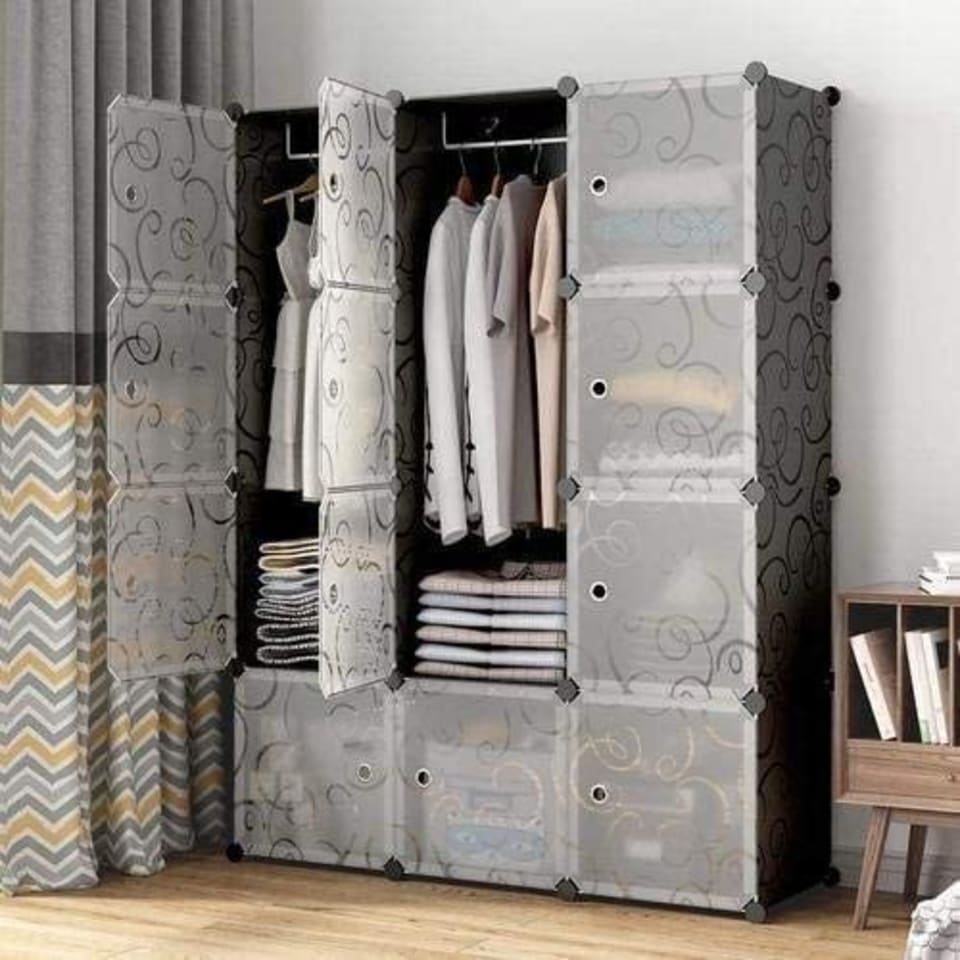 Closet Organizador Armario Construido en Plástico para Ropa con 12 Cubos  Practiksa RZ11117 | Walmart en línea