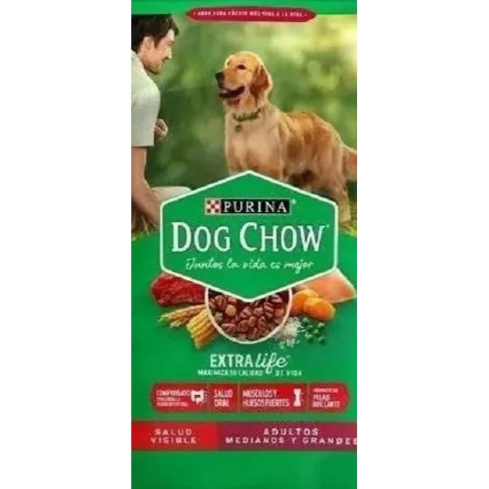 Comida Mascotas Dog Chow Adulto Razas M/G 25 Kg Dog Chow Adulto Razas M/G |  Walmart en línea