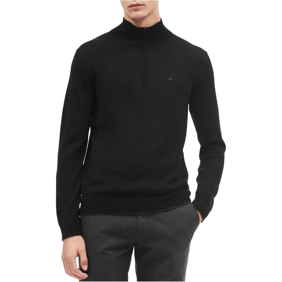 Calvin Klein Suéter Extra Fino para Hombre Negro XS Calvin Klein Pull-over  | Bodega Aurrera en línea