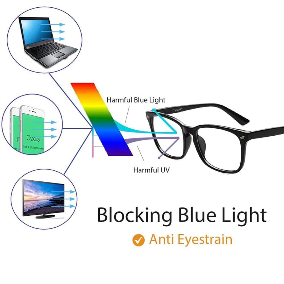 Lentes Protector De Luz Azul Uv Cyxus Computadora Gaming Cyxus No Aplica Walmart En Linea