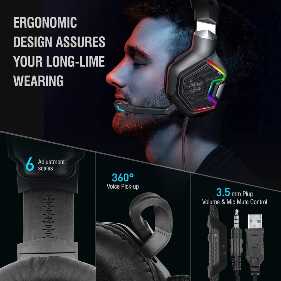 Audífonos gamer onikuma k10 pro Descuento online OFF 78%
