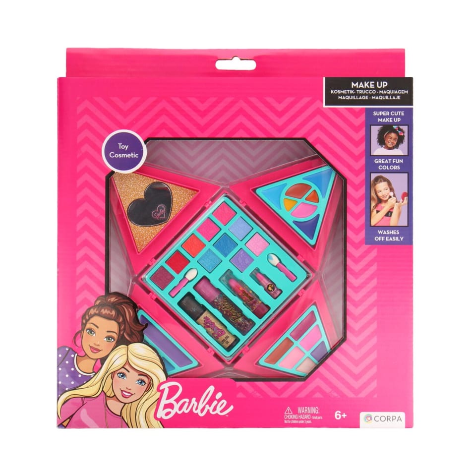 Barbie Maquillaje Make Up Piramidal con 36 accesorios 5526 Mattel 6 a 12 años arbrex Barbie | Bodega Aurrera en línea Barbie Maquillaje Make Up Piramidal con 36 accesorios 5526 Mattel 6 a 12 años arbrex Barbie | Bodega Aurrera en línea
