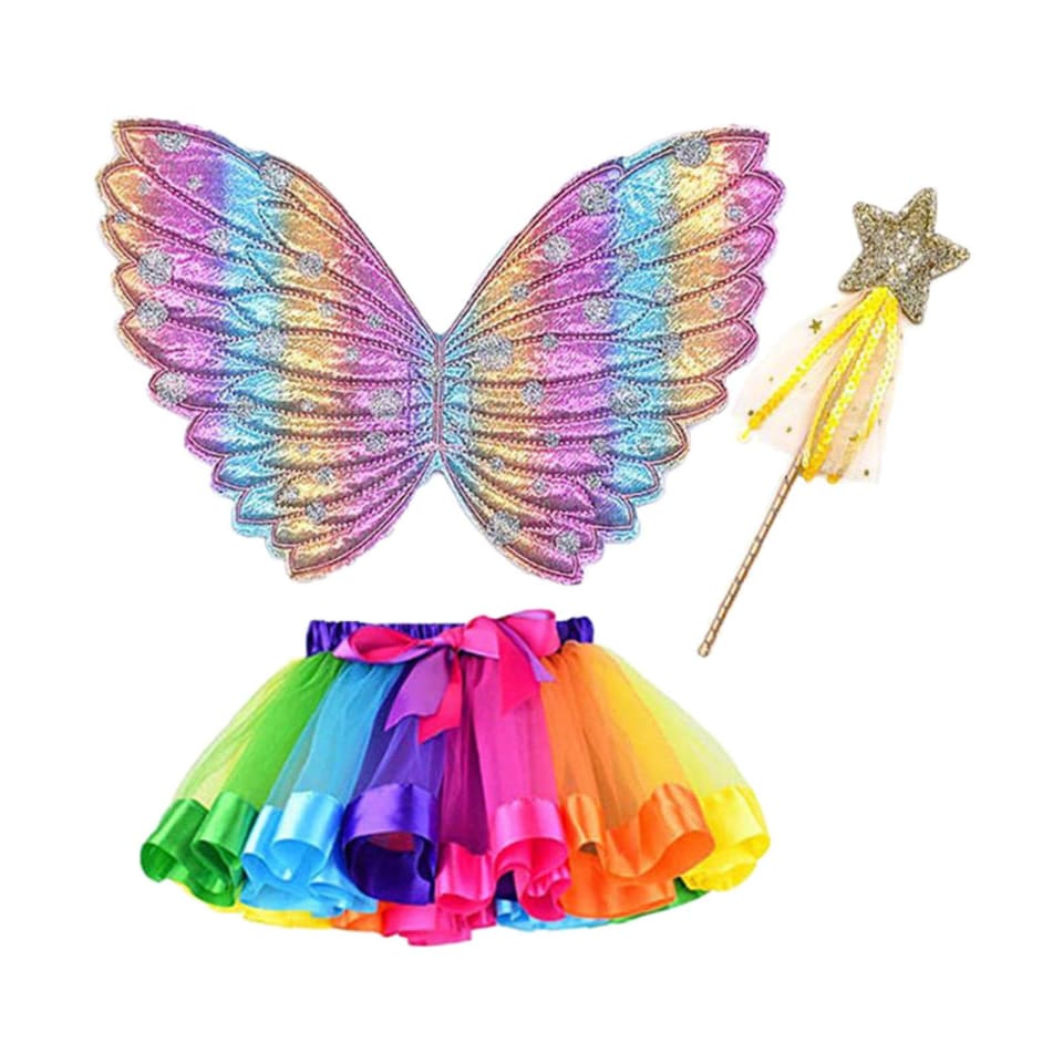 Disfraz de mariposa para niñas disfraz de para niños ropa para niños para  fiesta , Baoblaze Disfraz de ala de hada | Walmart en línea