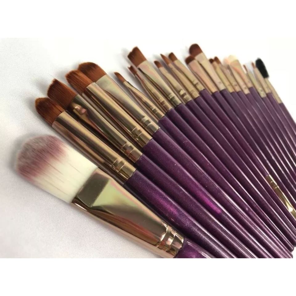 Set De Brochas Violeta con 20 piezas para Maquillaje Profesional De Ojos Compraymas 20 Piezas | Bodega Aurrera en línea Set De Brochas Violeta con 20 piezas para Maquillaje Profesional De Ojos Compraymas 20 Piezas | Bodega Aurrera en línea