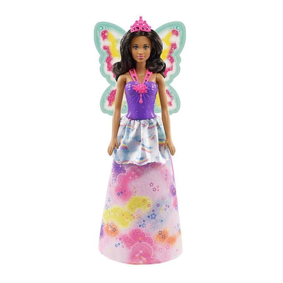 barbie sirena arcoiris brillante walmart