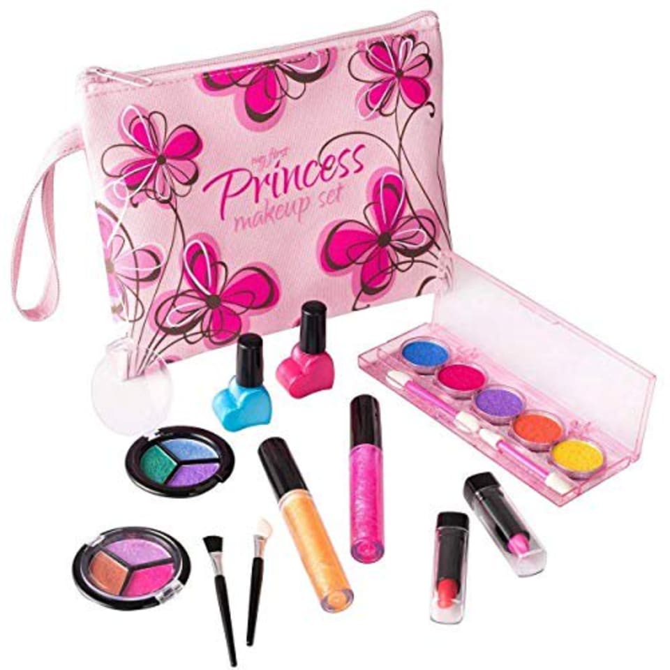 Juego de maquillaje real lavable My First Princess con neceser floral de diseñador Playkidz PK3032 | Bodega Aurrera en línea Juego de maquillaje real lavable My First Princess con neceser floral de diseñador Playkidz PK3032 | Bodega Aurrera en línea