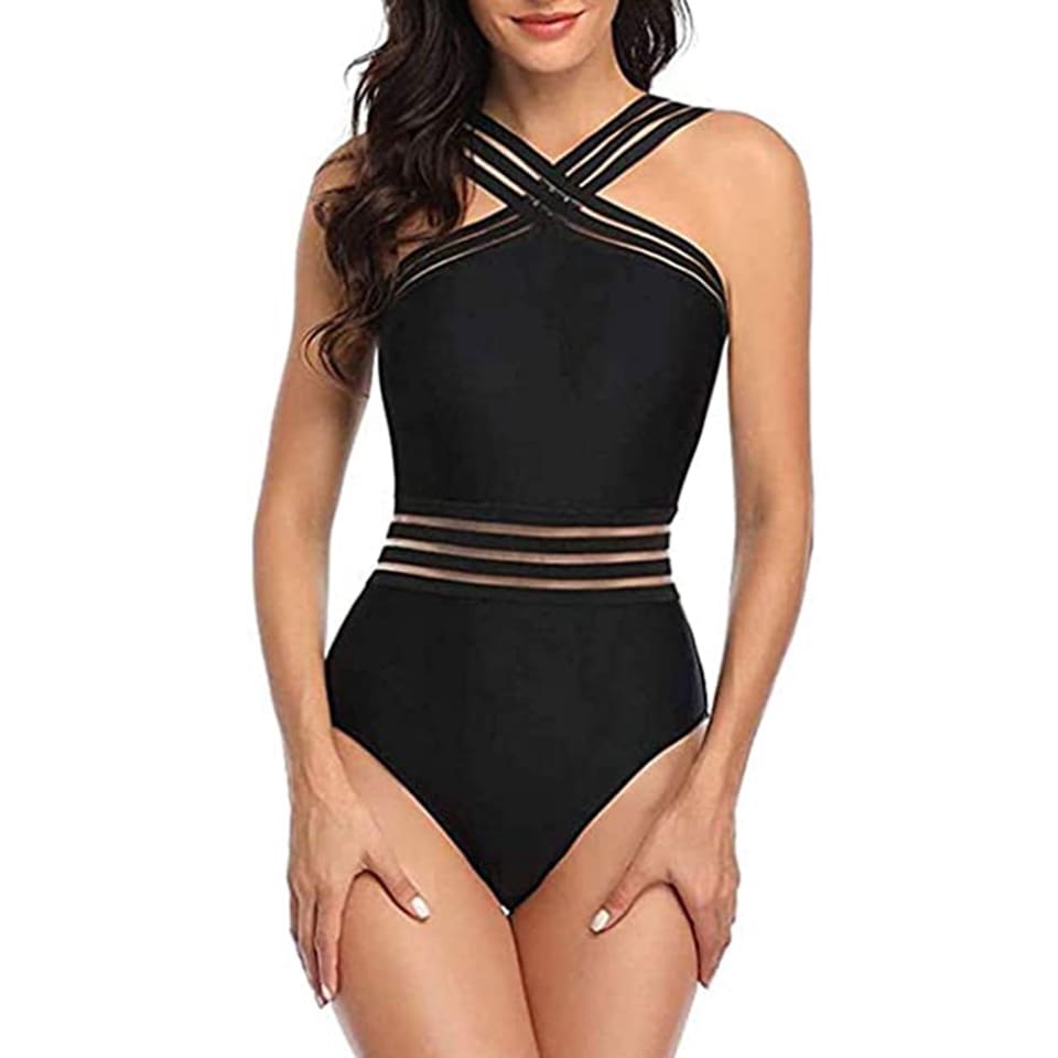 Traje de baño para mujer de playa de una pieza,Negro G Nituyy GL714-YZ12796A3 | Bodega Aurrera en línea