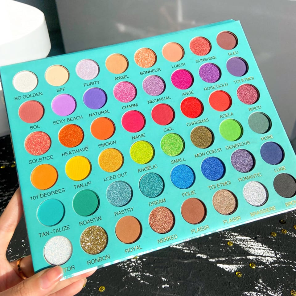 Paleta de sombras de ojos de arcoíris de 48 colores kit de maquillaje cosmético brillo mate Labymos Paleta de sombras de ojos arcoíris | Bodega Aurrera en línea Paleta de sombras de ojos de arcoíris de 48 colores kit de maquillaje cosmético brillo mate Labymos Paleta de sombras de ojos arcoíris | Bodega Aurrera en línea