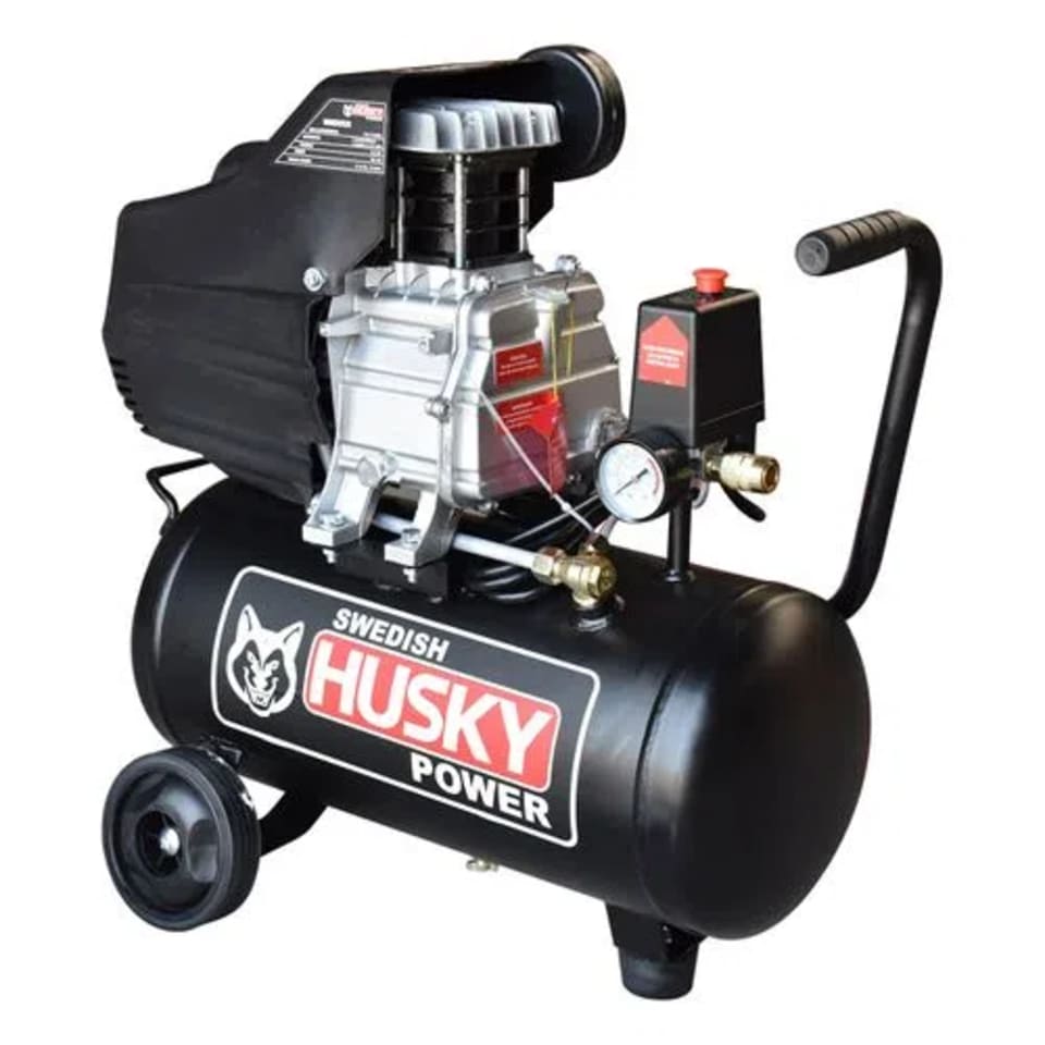 Compresor De Aire Con Capacidad De 25 Litros  HP Con Manguera y Pistola  SWEDISH HUSKY POWER WINDER25 | Walmart en línea