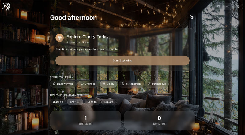 Penbie — Good afternoon dashboard