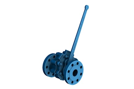 Everlasting 4001A - Cast Iron, 2" Flanged, Quick Open Blowdown Valve