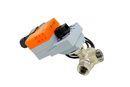 B320B+LRB24-SR - 3/4" NPT, Ball Valve with 24V, 45 in-lb Motor Actuator