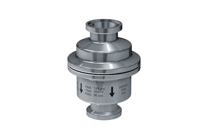 FDA510 - 1/2" TC x TC, 90 PSIG, Thermostatic Clean Steam Trap