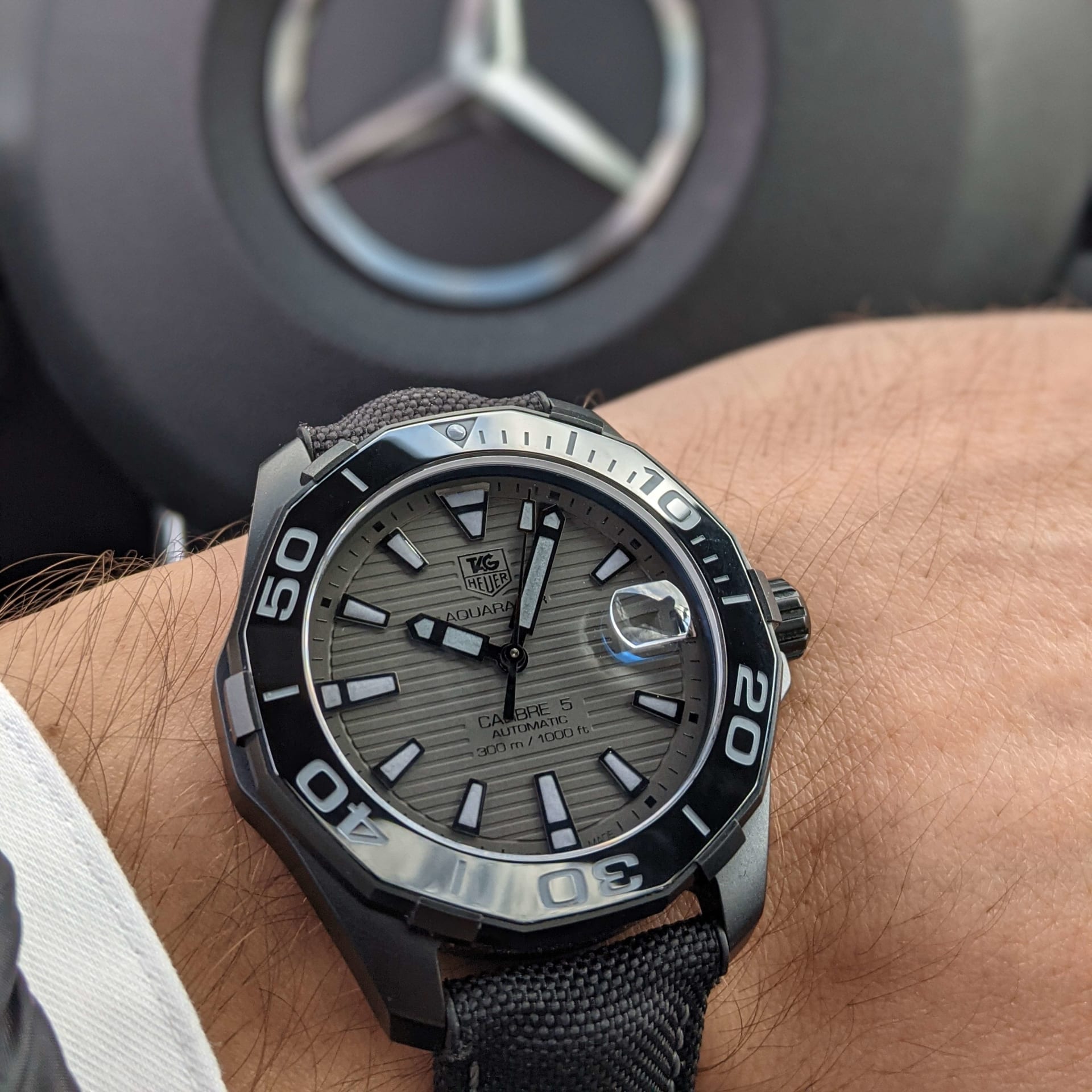 aquaracer calibre 5 black phantom